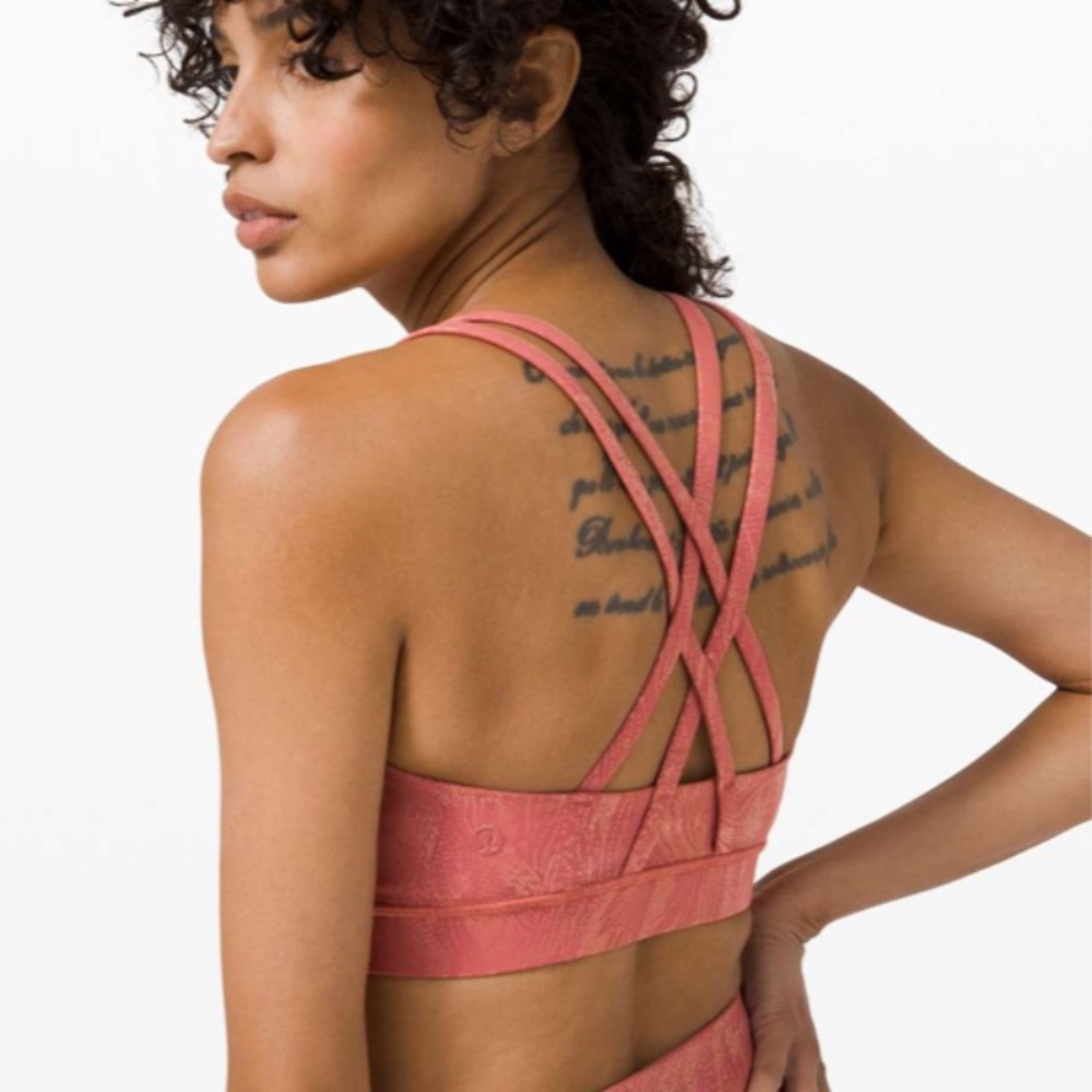 NWT LULULEMON ENERGY BRA SHINE